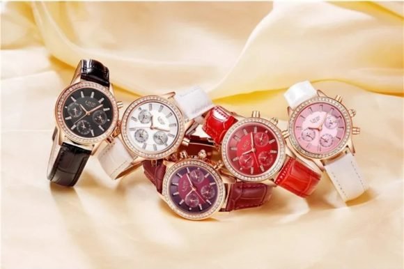 LIGE-relojes de cuarzo para mujer , accesorio de marca lujoso, de cuero , informal. - Imagen 5